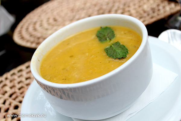 Zupa krem z owoców morza