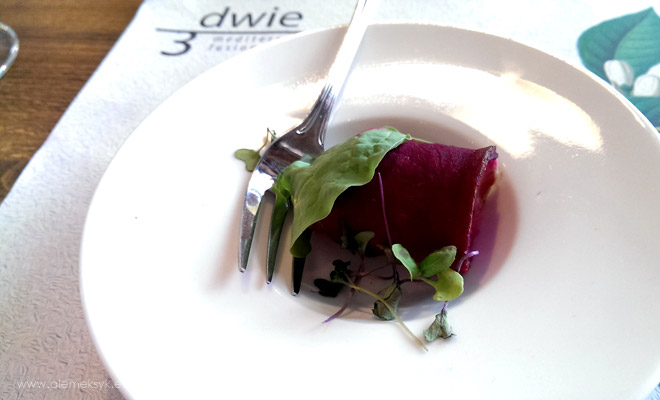 Restauracja Dwie Trzecie - Amouse Bouche