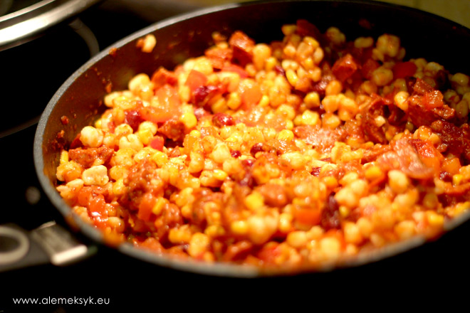 casserole z chorizo 012