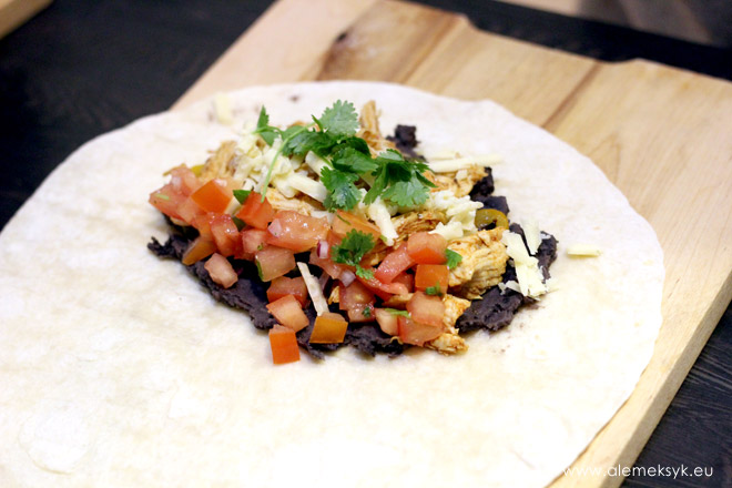 burrito z szarpanym kurczakiem 016
