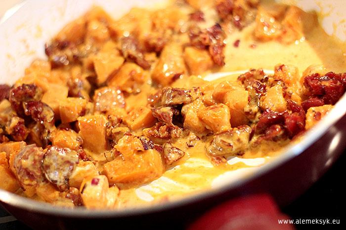 penne z dynia i chorizo 009