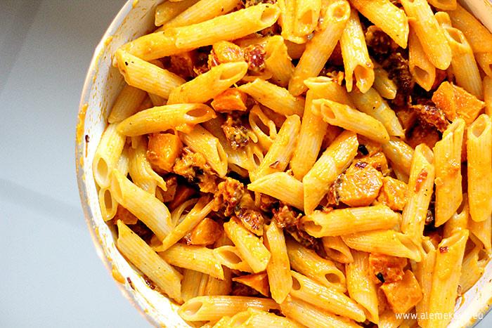 penne z dynia i chorizo 011