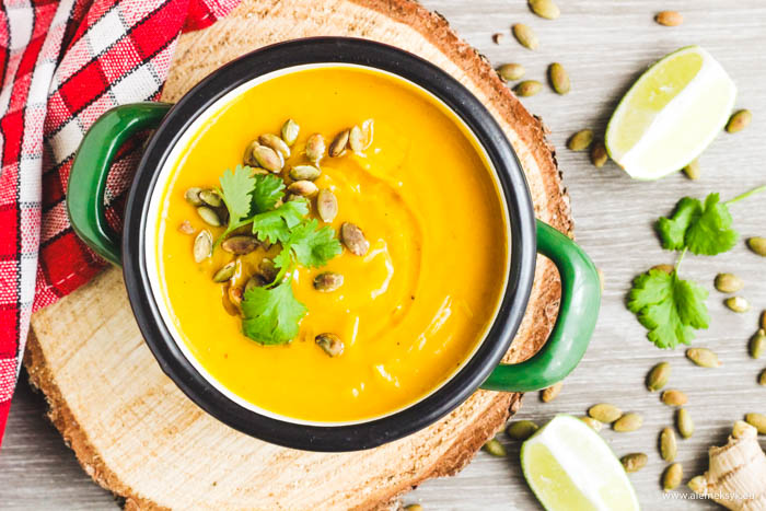 krem z pieczonej dyni kokos 16