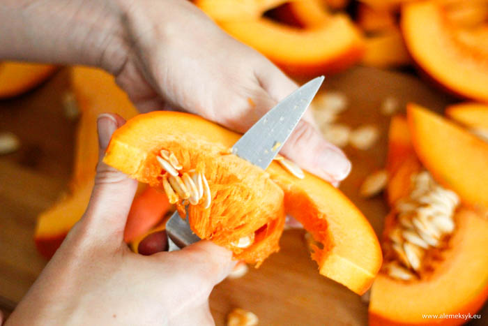 krem z pieczonej dyni kokos 2