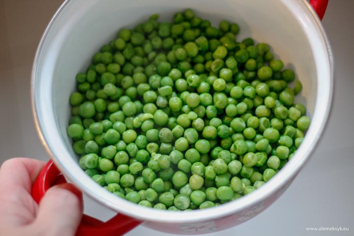 tagliatelle z lososiem i groszkiem 3