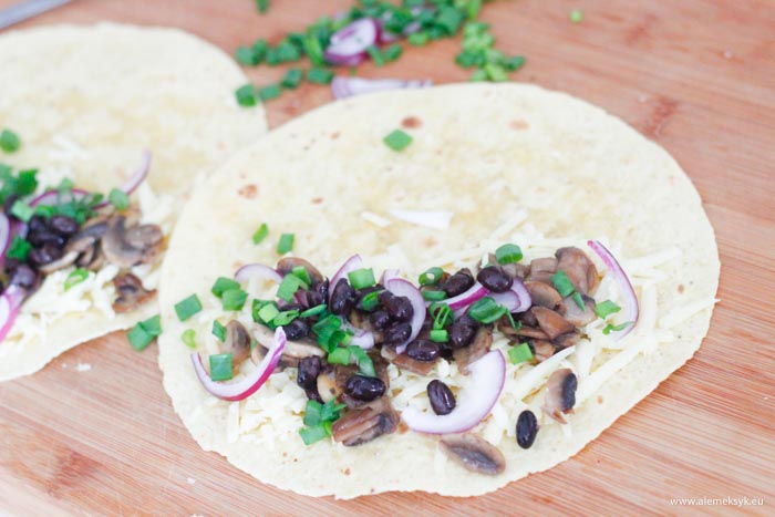 quesadilla z pieczarkami 7