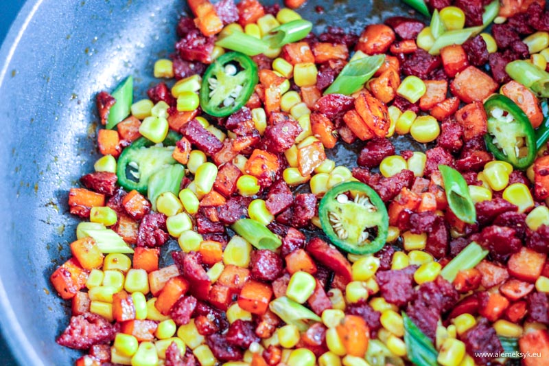 quesadilla chorizo batat 12