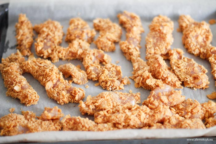 pieczone stripsy z kurczaka 6