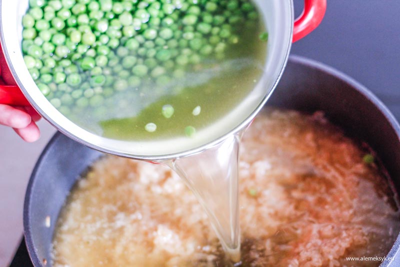 risotto z groszkiem 9