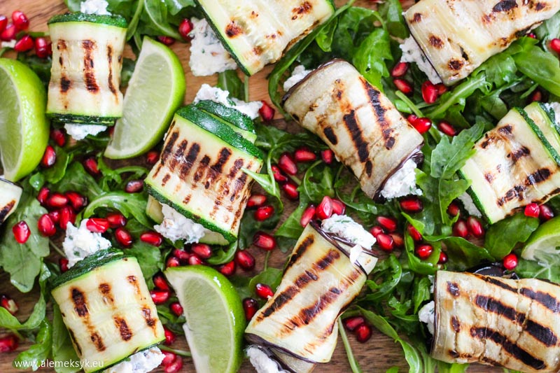 grillowany baklazan cukinia z feta riccotta 23