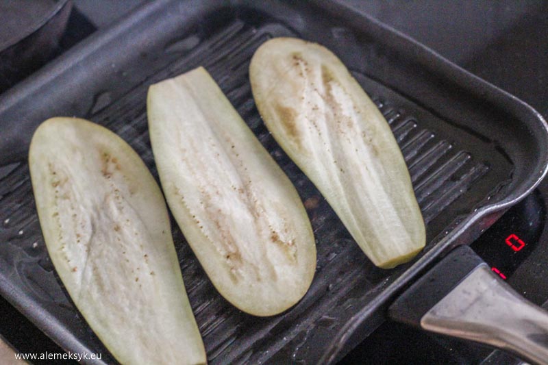 grillowany baklazan cukinia z feta riccotta 9