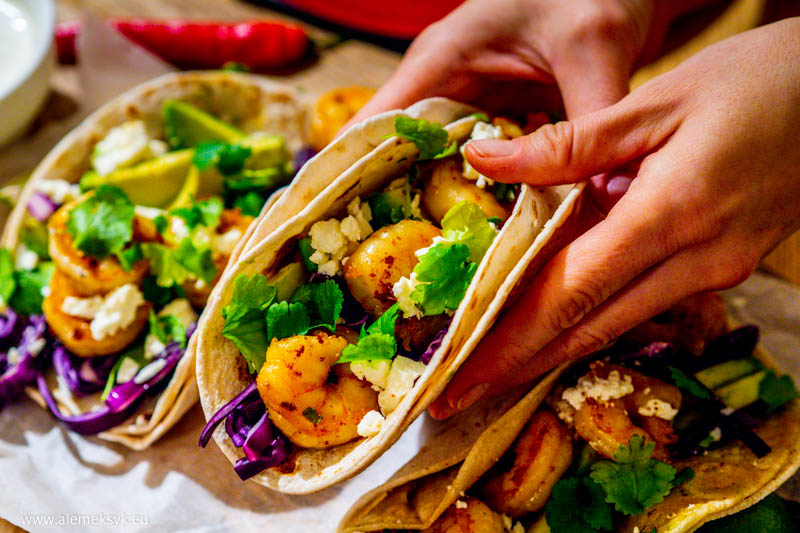 taco z krewetkami 25