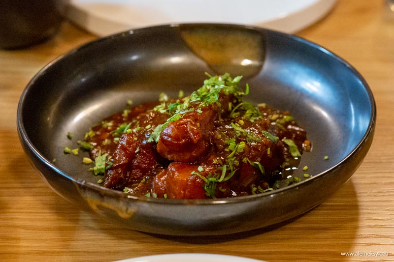 żeberka w marynacie miodowej - menu restauracja inazia sheratron grand warsaw