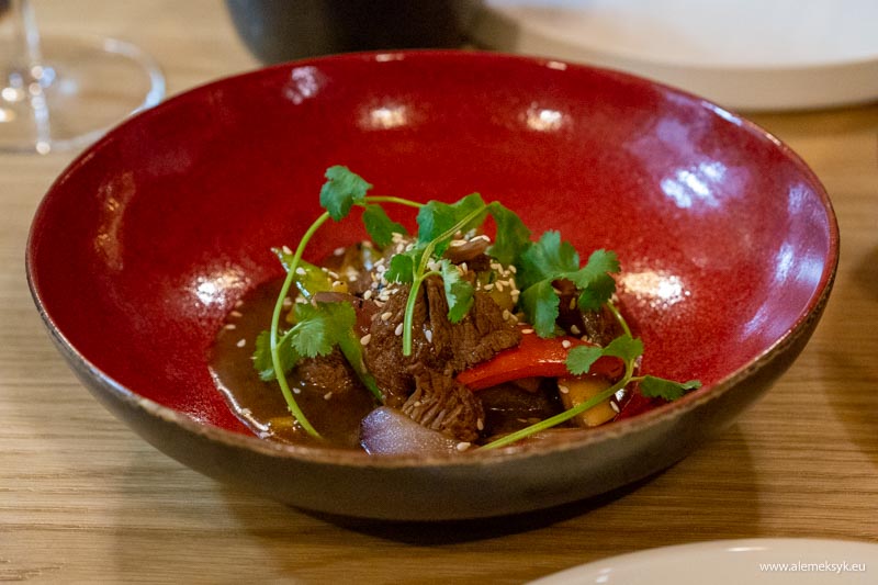 smażona polędwica wołowa - menu restauracja inazia sheratron warsaw