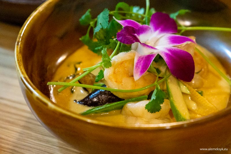 jumbo prawns - menu restauracja inazia sheratron warsaw