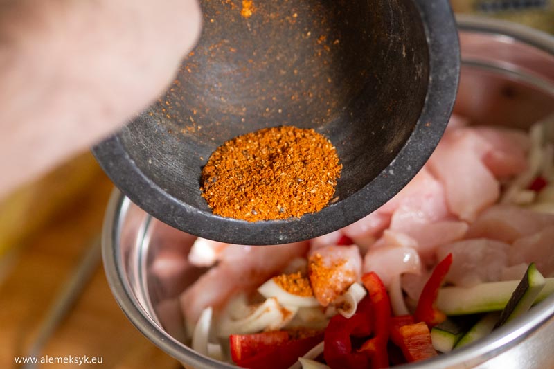 fajita z kurczakiem 7