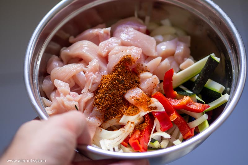 fajita z kurczakiem 8