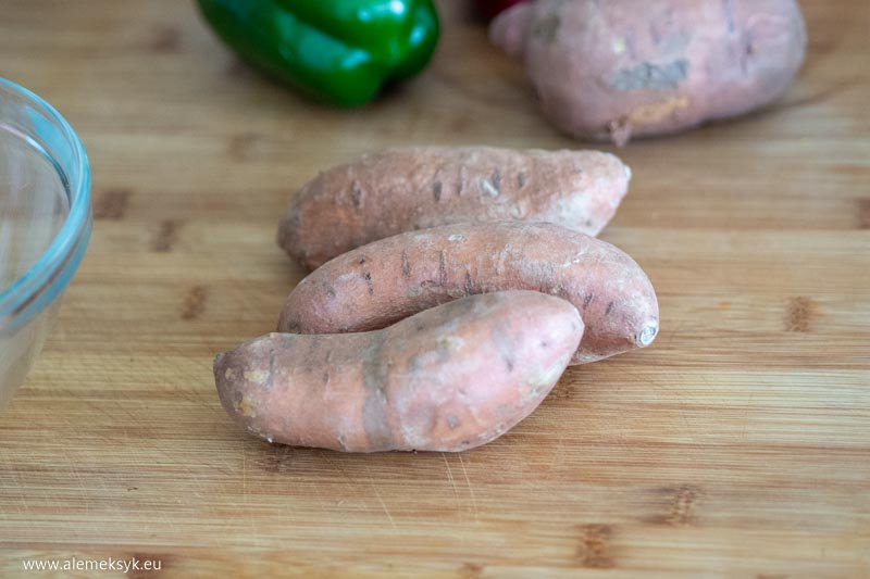 frytki z pieczonego batata 1