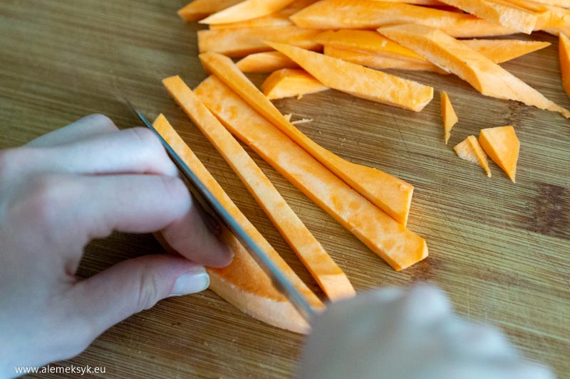 frytki z pieczonego batata 3