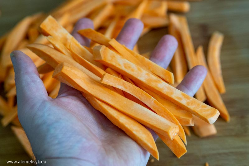 frytki z pieczonego batata 4