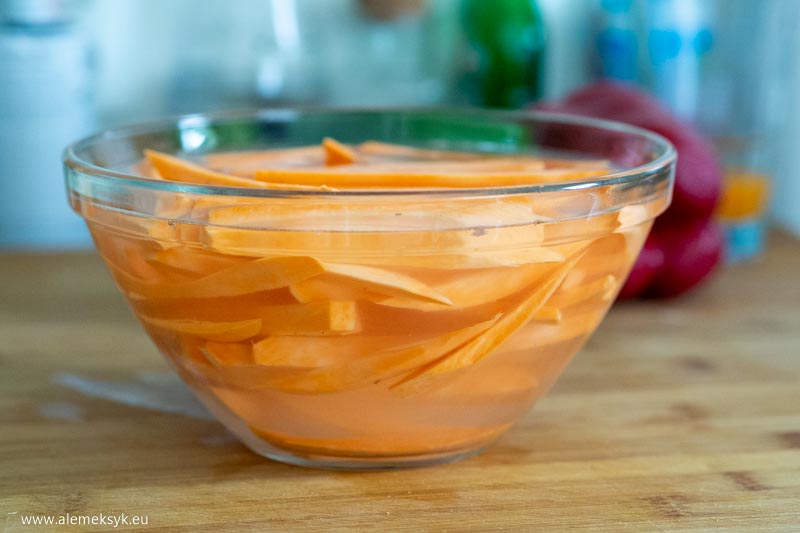 frytki z pieczonego batata 5