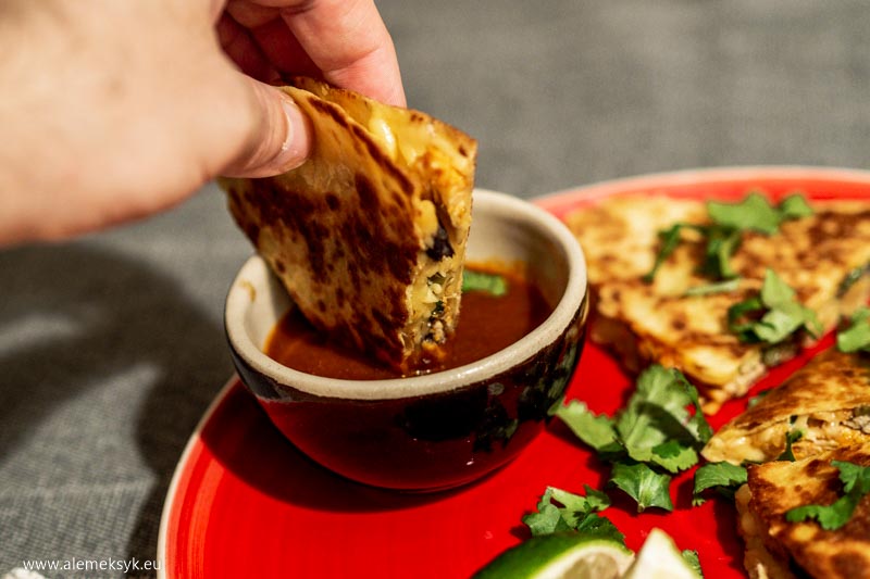 quesadilla z kurczakiem wedzonym 13