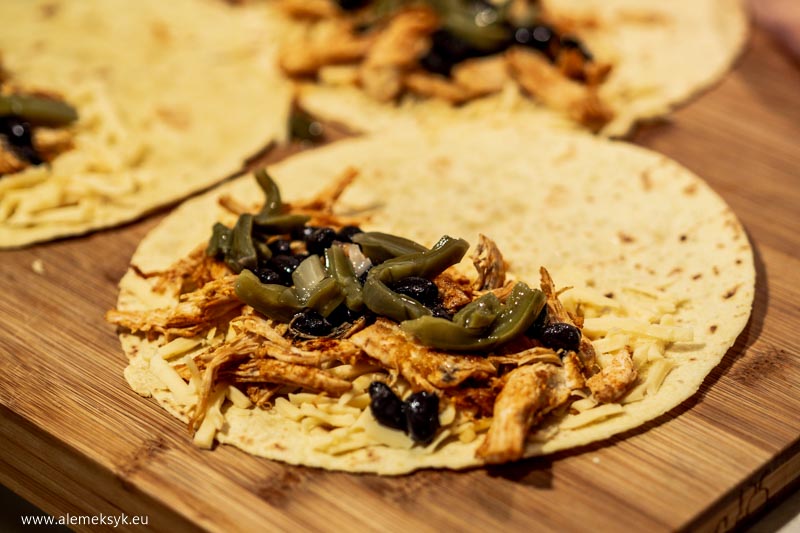 quesadilla z kurczakiem wedzonym 5