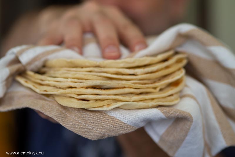 tortilla pszenna bez smalcu 14