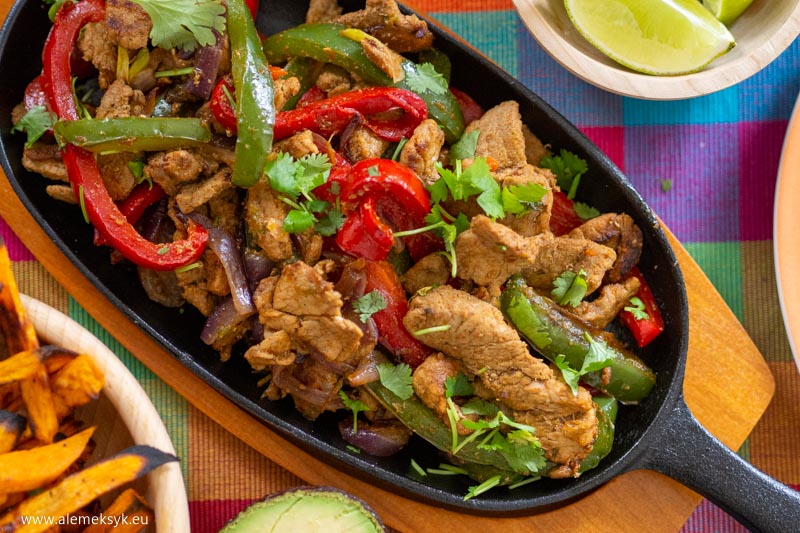 fajita poledwica wieprzowa i bataty 23