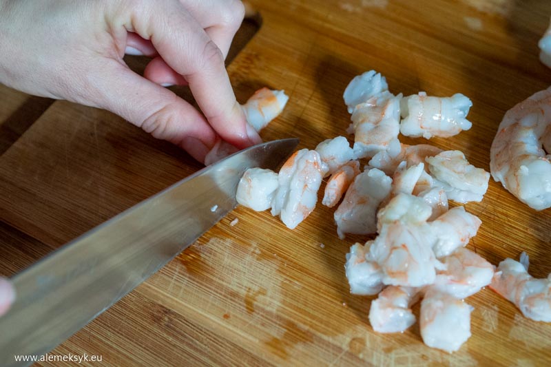 pappardelle z krewetkami 2