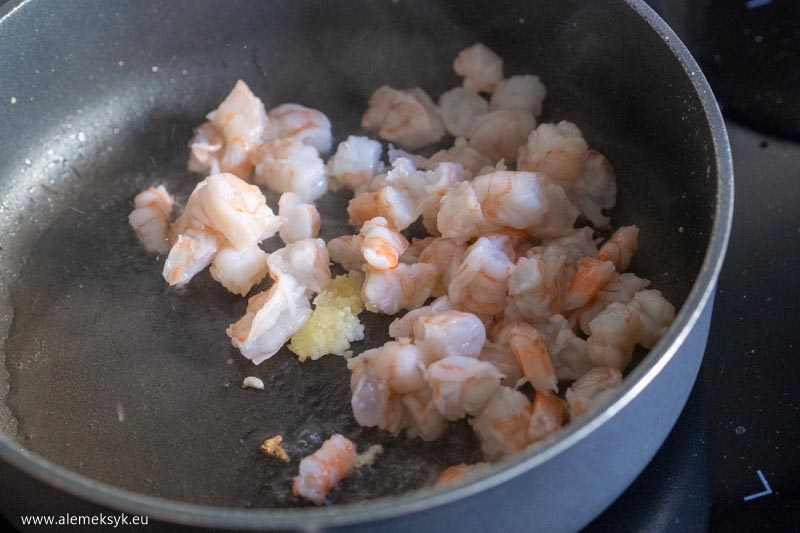 pappardelle z krewetkami 6