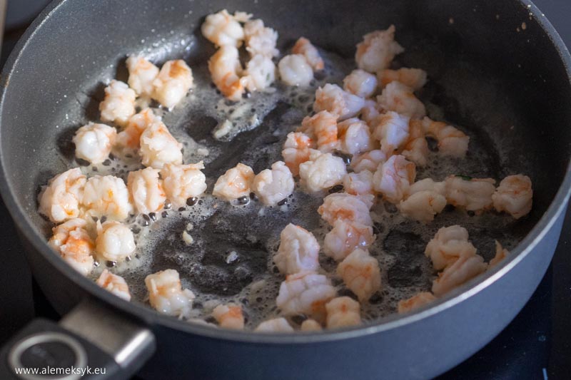 pappardelle z krewetkami 7