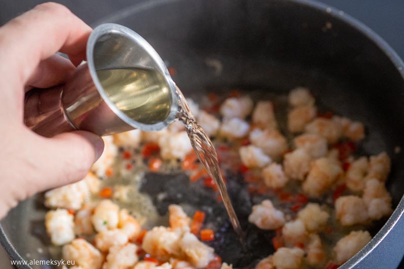 pappardelle z krewetkami 9