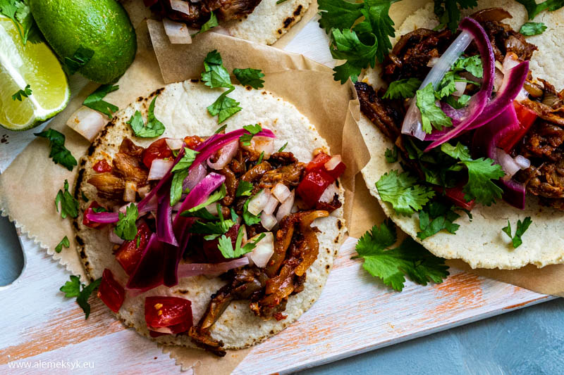 tacos z boczniakami 33