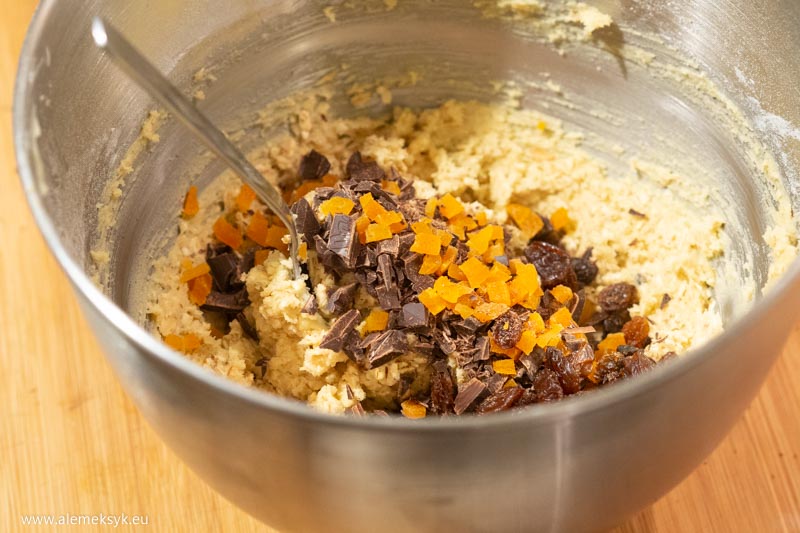 ciastka owsiane czekolada rodzynki morela 13