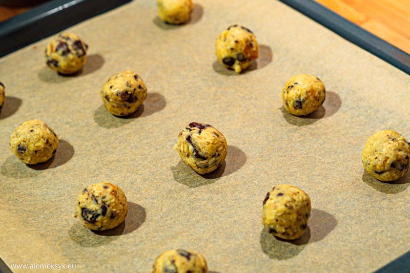 ciastka owsiane czekolada rodzynki morela 15