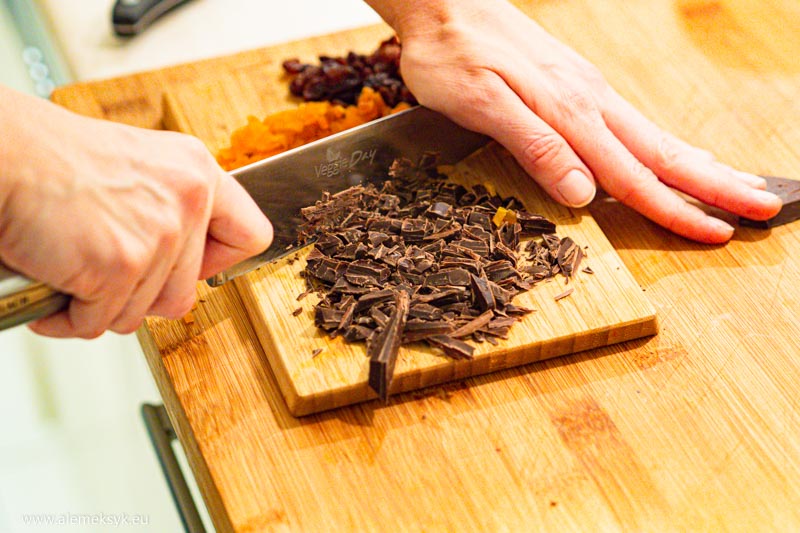 ciastka owsiane czekolada rodzynki morela 4