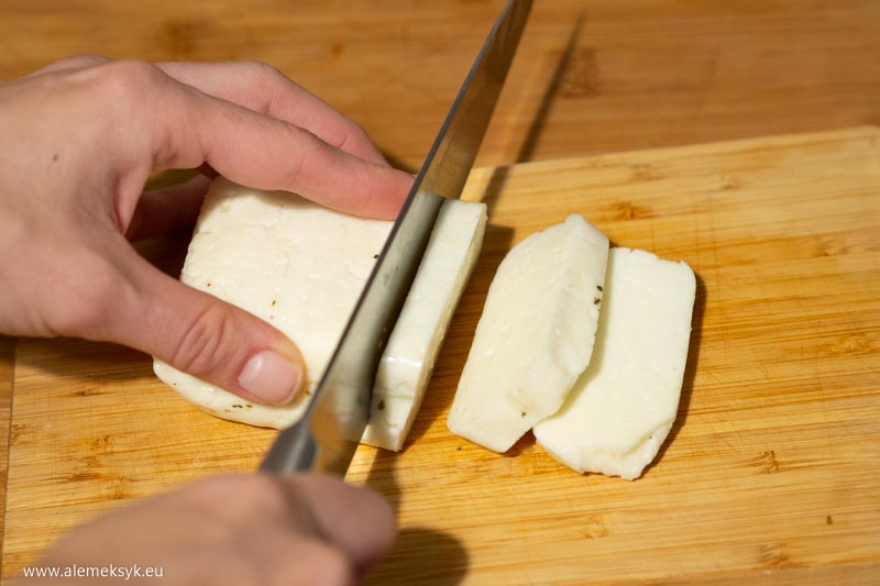 grillowany halloumi ze szparagami 5