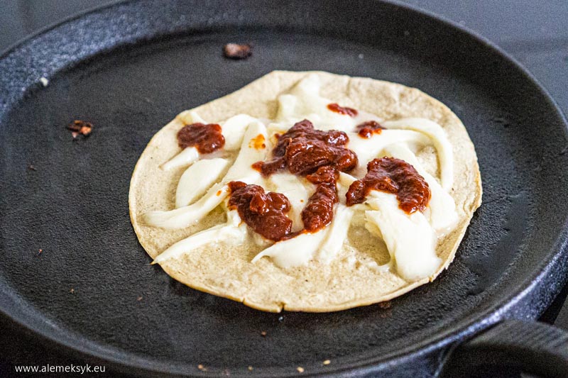 quesadilla z boczniakiem 11