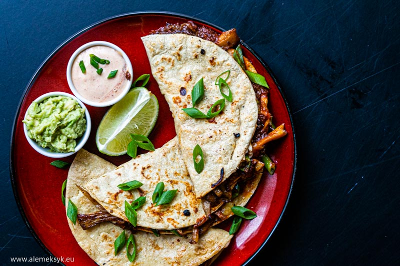 quesadilla z boczniakiem 14