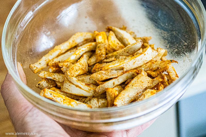 quesadilla z boczniakiem 2