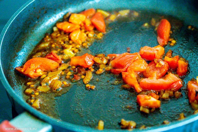 tostadas jajecznica chorizo 2