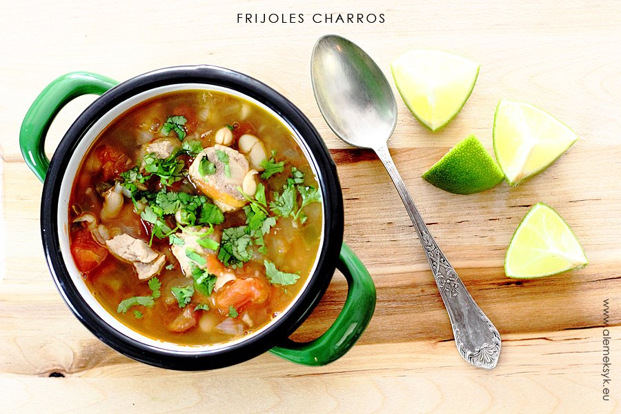 6 zupa frijoles charros