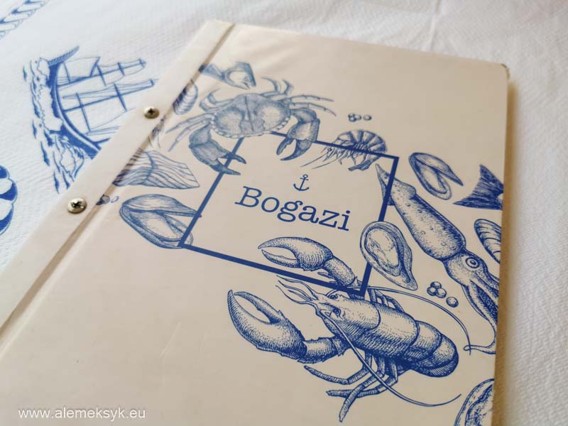 Kreta - Mochlos - To Bogazi - Menu