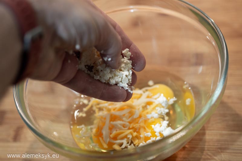 frittata z lososiem szpinakiem 5