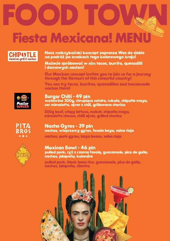 menu restauracje festiwal smakow foodtown
