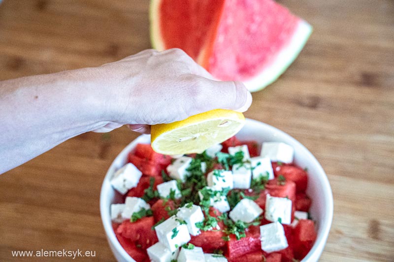 salatka z arbuza feta mieta 6