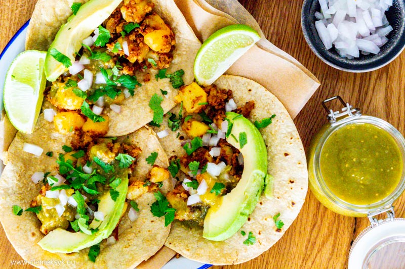 tacos z chorizo i ziemniakami 12